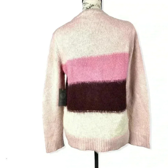 Vince Camuto pink shadow pullover sweater- M - Picture 2 of 4